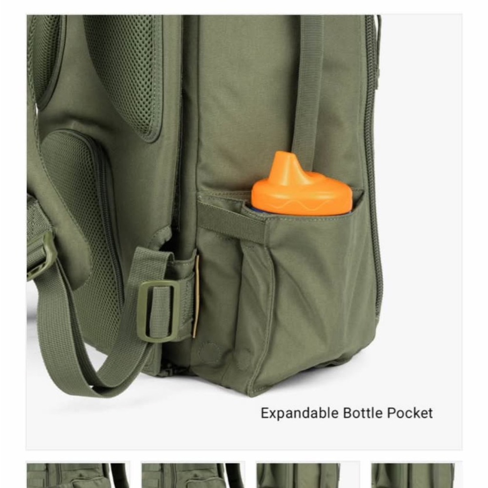 Tactical Baby Backpack - Olive Green - Picture 4 of 4